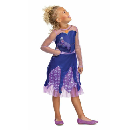 Déguisement Enfant Ursula Disney Villains - Taille M (7-8 Ans) - Licence Officielle