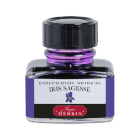 Flacon d'encre Iris Sagesse 30 ml - Jacques Herbin pour stylo-plume et roller