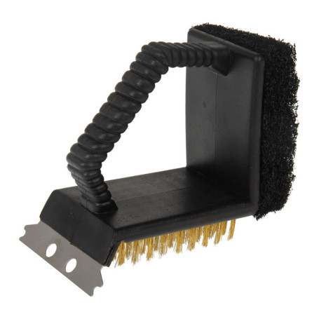 Mini Brosse 3 en 1 pour Barbecue et Plancha - RUECAB