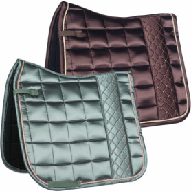 Tapis de Selle Basil HKM Vert Foncé - Élégance et Confort