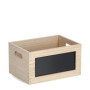 Boîte en Bois Multi-Usages avec Tableau Noir - Zeller