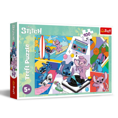 Puzzle Lilo & Stitch - 100 Pièces Colorées pour Enfants