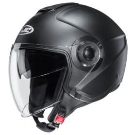 Casque Jet Moto HJC I40N Semi Mat Noir - Confort et Sécurité