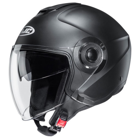 Casque Jet Moto HJC I40N Semi Mat Noir - Confort et Sécurité