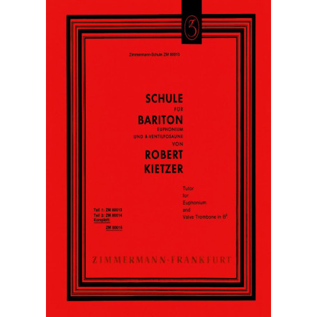 Méthode complète pour Euphonium et Trombone à pistons en Si bémol