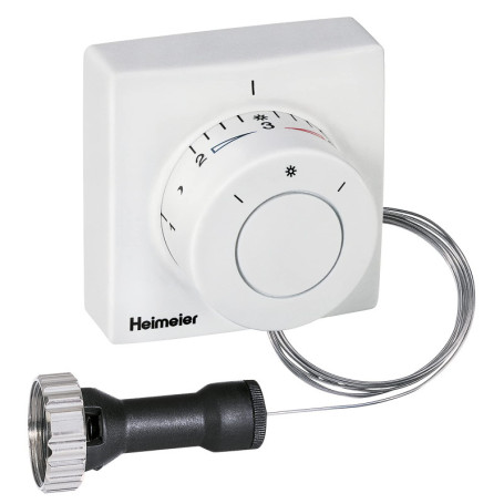 Tête Thermostatique à Distance Heimeier avec Tube Capillaire Blanc 5 m