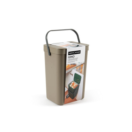 Poubelle à déchets organiques suspendue Gino - 12L - Truffe