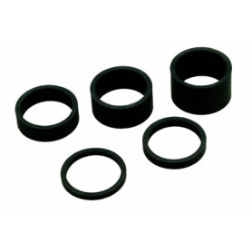 Set d'entretoises POINT 1 1/8" Noir - Hauteur réglable 3 à 20 mm