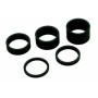 Set d'entretoises POINT 1 1/8" Noir - Hauteur réglable 3 à 20 mm