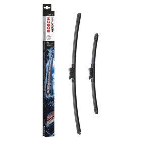 Bosch Aerotwin A556S - Jeu de 2 Balais d'Essuie-Glaces Avant avec Adaptateur