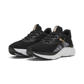PUMA Softride Mayve Bloom WNS - Chaussures de Course Femme Noir Rose Gold