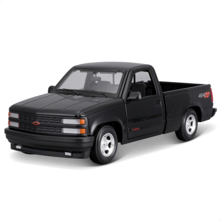 Maisto 1/24 Chevrolet 454 SS Pick-Up Truck Noir - Voiture Miniature pour Enfant