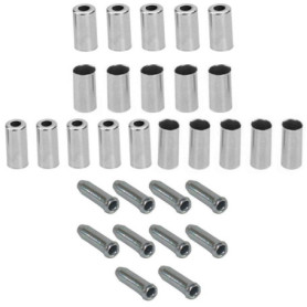 Kit Complet d'Embouts et Gaines pour Câbles de Vélo