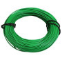 Câble électrique souple en cuivre vert - 5 mètres 0,75mm²