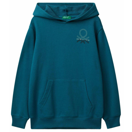Sweat à Capuche Bleu pour Enfants - United Colors of Benetton