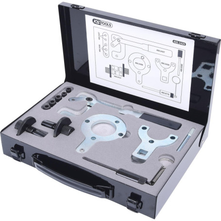 Jeu d'outils de calage moteur KS TOOLS pour Fiat 1.3 JTD - 8 pièces