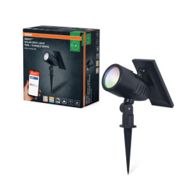 Spot Solaire Extérieur Bluetooth SMART+ Osram avec Couleurs Réglables