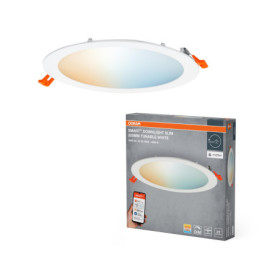 Downlight LED Encastré OSRAM SMART+ Matter Slim 225mm - 22W, 2000lm, Blanc Réglable