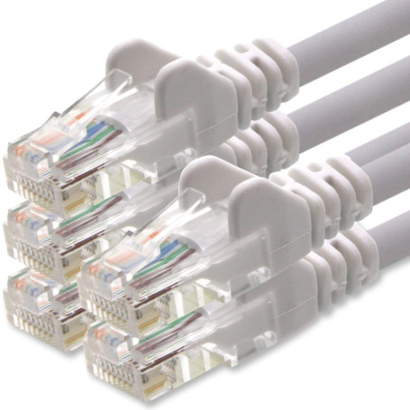 Câble Réseau Ethernet Cat6 0,5m RJ45 - Haut Débit pour Routeur et Modem