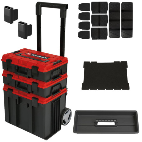 Tour de Rangement E-Case Einhell - Solution Modulaire pour Outils et Accessoires
