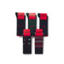 Lot de 5 Paires de Chaussettes Mi-Mollet HUGO pour Hommes - Détails Logotés