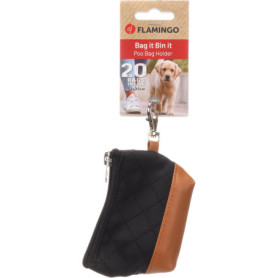 Distributeur de Sacs à Déjections pour Chien Cellie Noir - Pratique et Compact