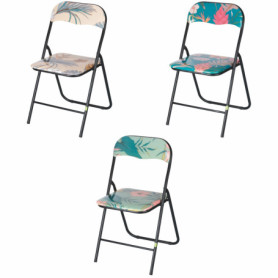 Lot de 6 Chaises Pliantes Décoratives Este - Pratiques et Peu Encombrantes