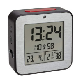 Réveil Numérique Radio-Piloté TFA Dostmann avec Température et 2 Alarmes