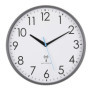 Horloge Murale Radio-Pilotée TFA Dostmann 30 cm - Design Gris et Blanc