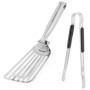 Spatule Pince en Inox Navaris pour Barbecue et Cuisine