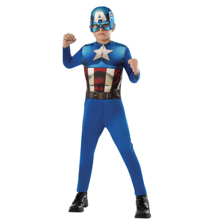 Costume Captain America pour Enfants avec Masque - Rubie's