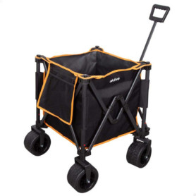 Chariot de Transport Pliable AKTIVE pour Plage et Jardin - Capacité 80 kg