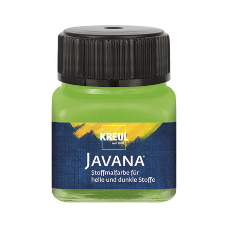 Peinture Textile KREUL JAVANA 20ml - Vert Feuille Opak