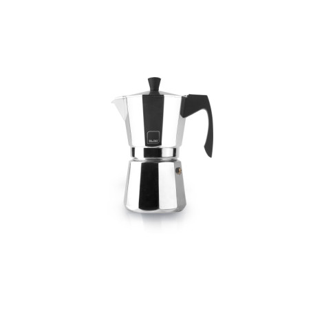 Cafetière Expresso IBILI Evva White - 12 Tasses en Fonte d'Aluminium