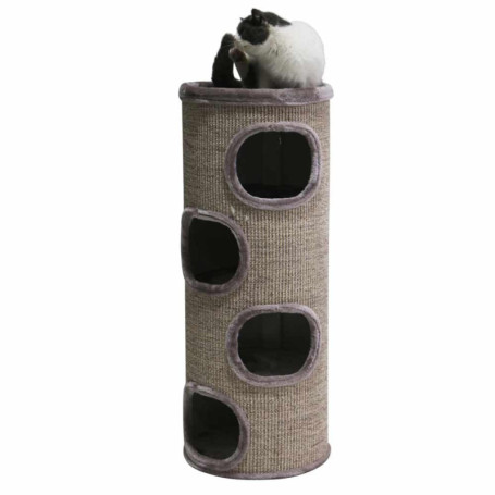 Tonneau à Griffer pour Chat Nobby REGA III Cappuccino - 38 x 98 cm