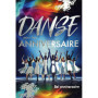 Carte d'Anniversaire Argentée pour Danseuse - Ballerine avec Enveloppe Blanche