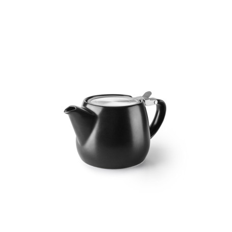 Théière en Porcelaine Luxor Black - 540 ml avec Couvercle