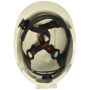 Casque de sécurité 3M G3001 blanc avec harnais ajustable