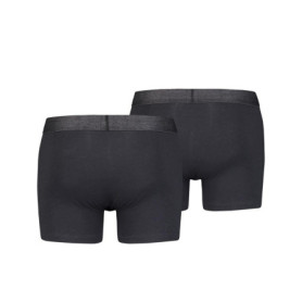 Lot de 2 Boxers en Coton Biologique Levi's pour Homme - Noir