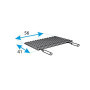 Grille de Barbecue en Acier Inoxydable 56 x 41 cm - IMEX EL ZORRO