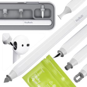 Kit de Nettoyage AirPods Keybudz Air Care 2.0 avec Étui de Voyage