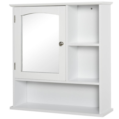 Armoire Murale à Miroir Kleankin pour Salle de Bain et Toilettes