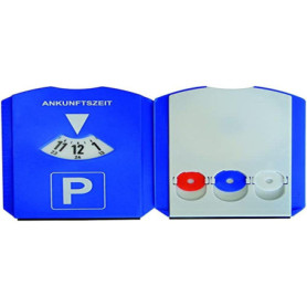 Disque de Stationnement Multifonction UniTEC en Plastique Bleu