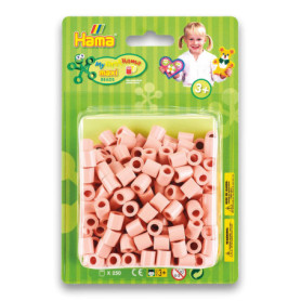 Hama Maxi Perles à Repasser Roses - Lot de 250 Perles Colorées pour Créations Manuelles