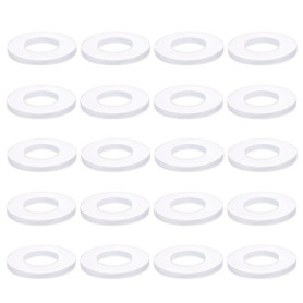 Rondelles Plates en Caoutchouc Transparent M10 - 30 Pièces pour Fixation Mécanique