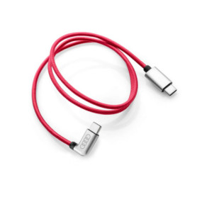 Câble de Charge USB-C Coudé Rouge Audi 8S0051435L