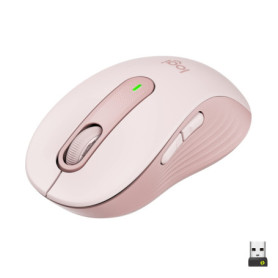 Logitech Signature M650 Souris Sans Fil Rose - Confort et Silencieuse pour Petites Mains
