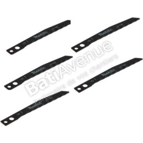 Ensemble de 5 Lames de Scie Sauteuse Makita A-85802