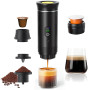 Gubbett Machine à Cafe Portable,3 En 1 Cafetière à Expresso Chauffage Électrique,Rechargeable,Pour Camping et Voiture,Chauffage 