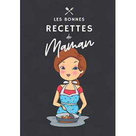 Carnet de Recettes Personnalisé pour Maman - 50 Recettes à Remplir